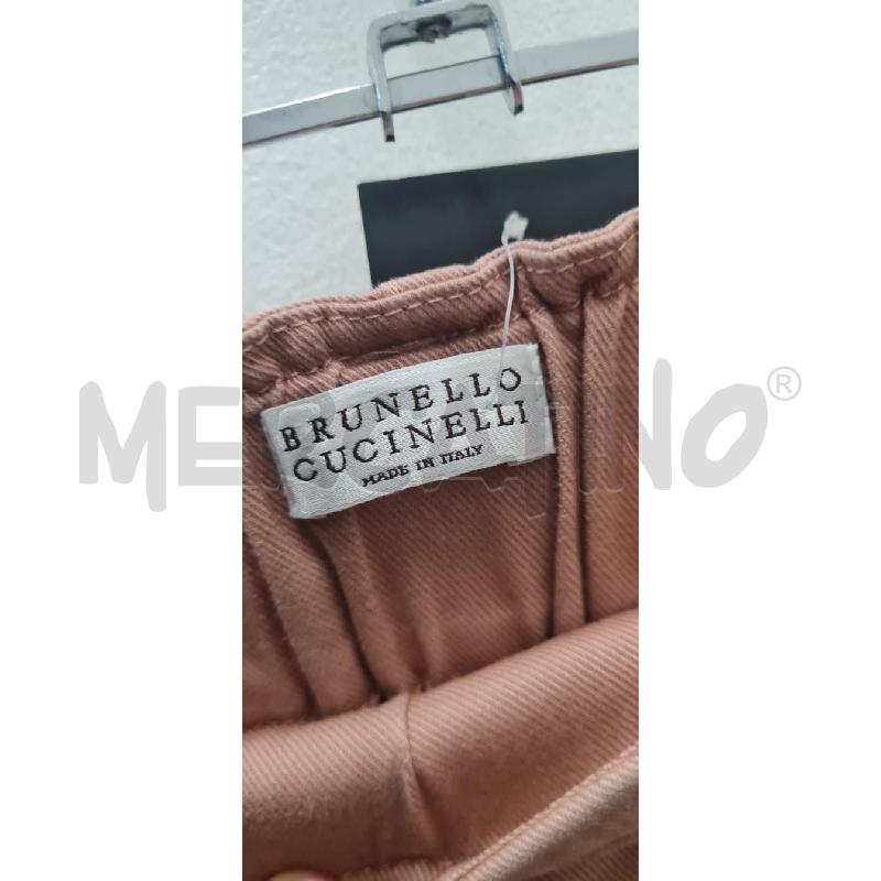 PANTALONE DONNA CUCINELLI ROSA SABBIA | Mercatino dell'Usato Perugia 3