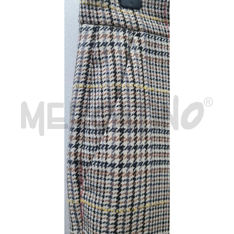 PANTALONE DONNA LUISA SPAGNOLI QUADRETTI MARRONI BEIGE | Mercatino dell'Usato Perugia 2