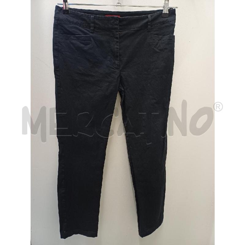 PANTALONE DONNA NERO TIPO JEANS  | Mercatino dell'Usato Perugia 1