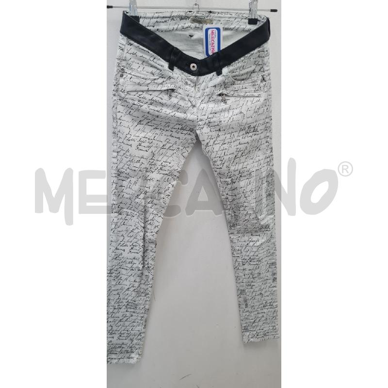 PANTALONE DONNA PATRIZIA PEPE BIANCO | Mercatino dell'Usato Perugia 1