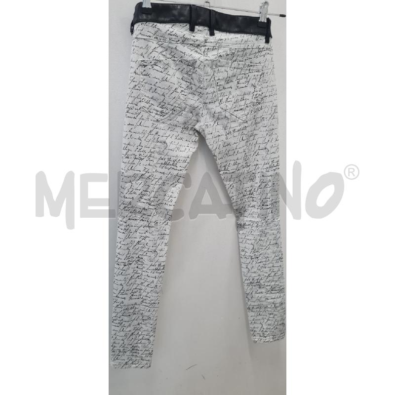 PANTALONE DONNA PATRIZIA PEPE BIANCO | Mercatino dell'Usato Perugia 3