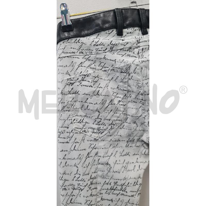PANTALONE DONNA PATRIZIA PEPE BIANCO | Mercatino dell'Usato Perugia 4