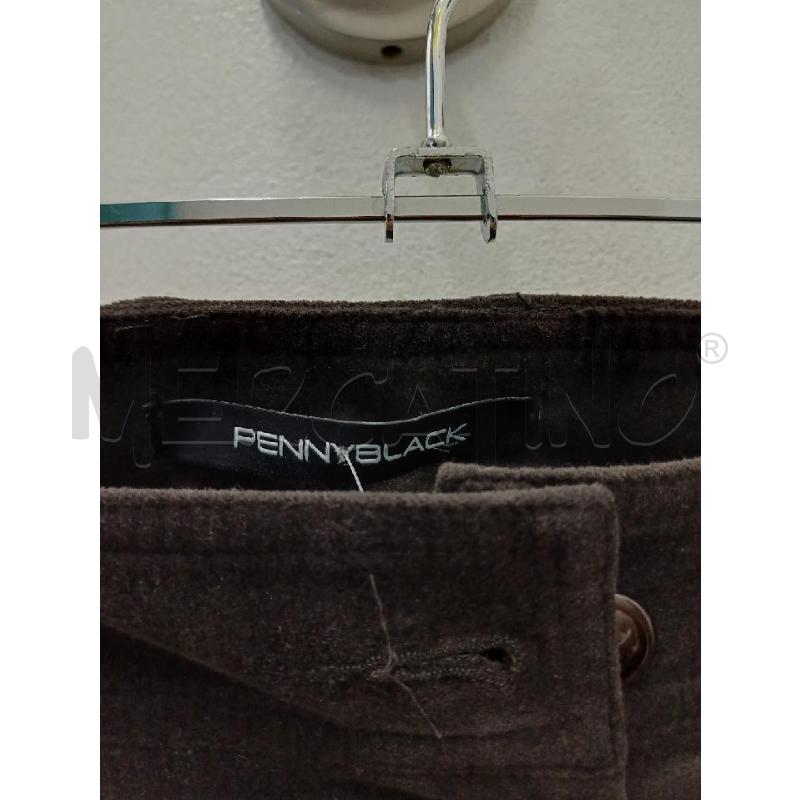 PANTALONE DONNA PENNYBLACK MARRONE VELLUTO | Mercatino dell'Usato Perugia 3