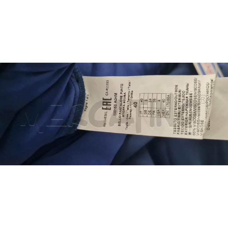 PANTALONE DONNA PINKO BLU | Mercatino dell'Usato Perugia 4