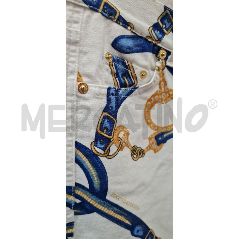 PANTALONE DONNA ROCCOBAROCCO BIANCHI  | Mercatino dell'Usato Perugia 2