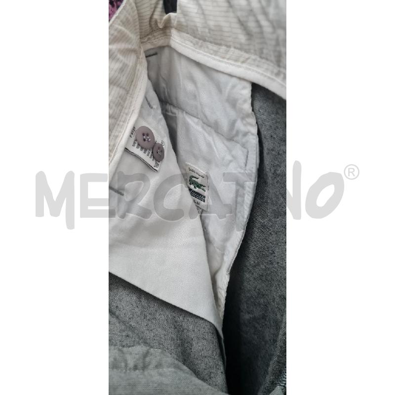 PANTALONE UOMO LACOSTE GRIGI | Mercatino dell'Usato Perugia 2