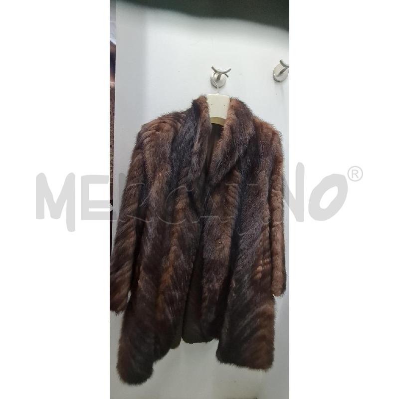 PELLICCIA CODINE VISONE SCURO | Mercatino dell'Usato Perugia 1