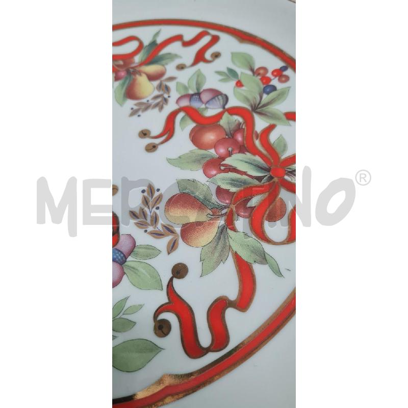 PIATTO LIMOGES FIOCCHI ROSSI | Mercatino dell'Usato Perugia 2