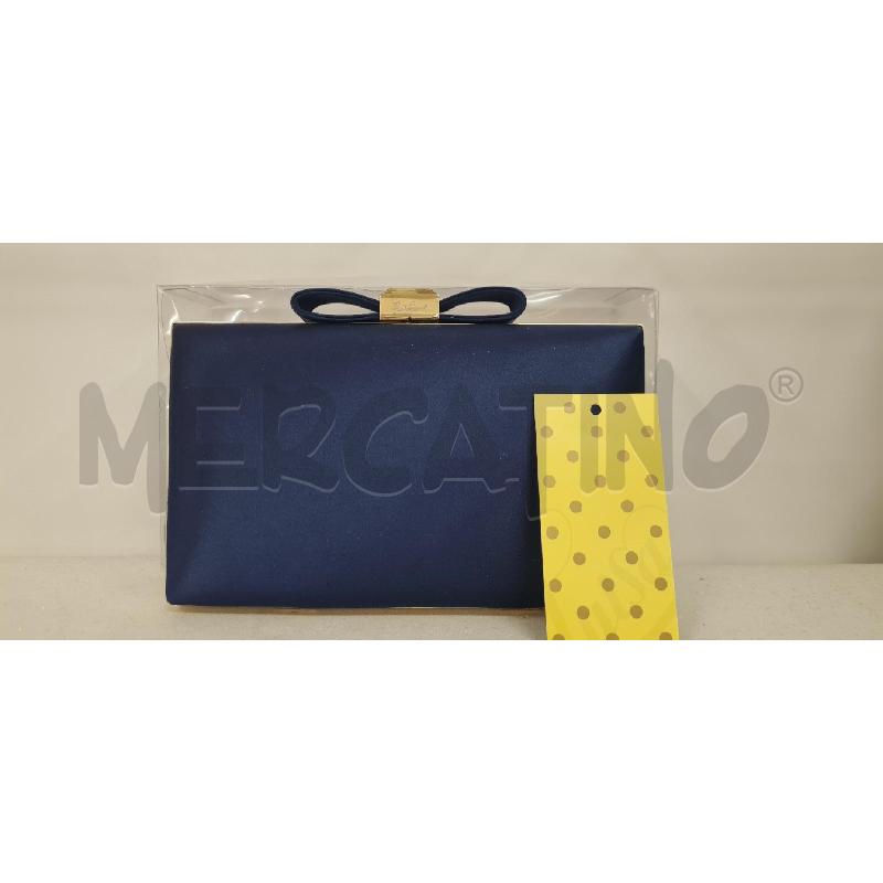 POCHETTE LUISA SPAGNOLI BLU | Mercatino dell'Usato Perugia 1