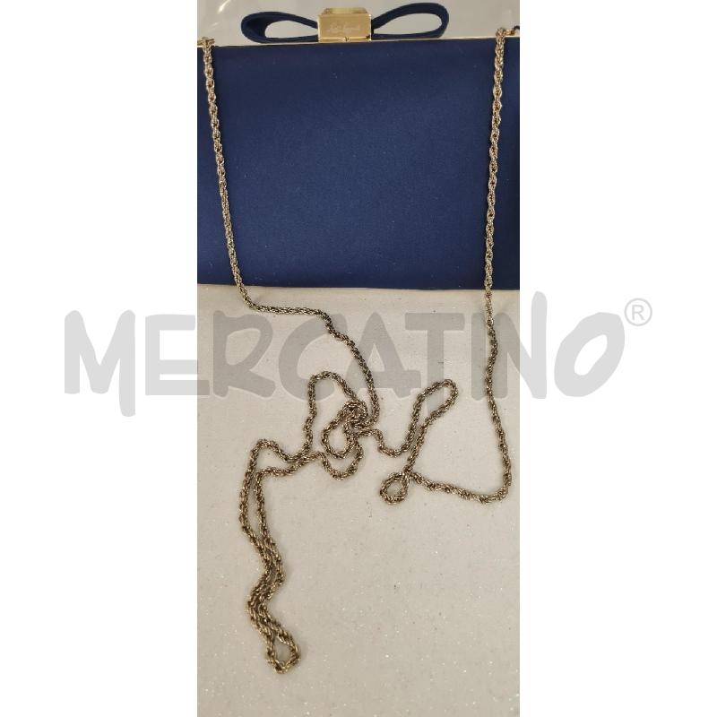 POCHETTE LUISA SPAGNOLI BLU | Mercatino dell'Usato Perugia 5