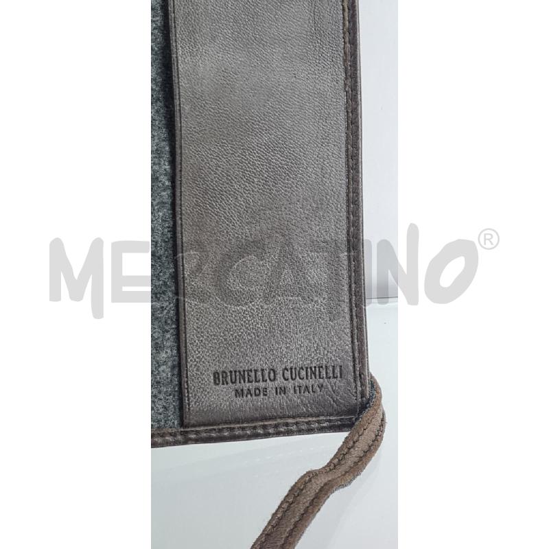 PORTA AGENDA BRUNELLO CUCINELLI MARRONE  | Mercatino dell'Usato Perugia 3