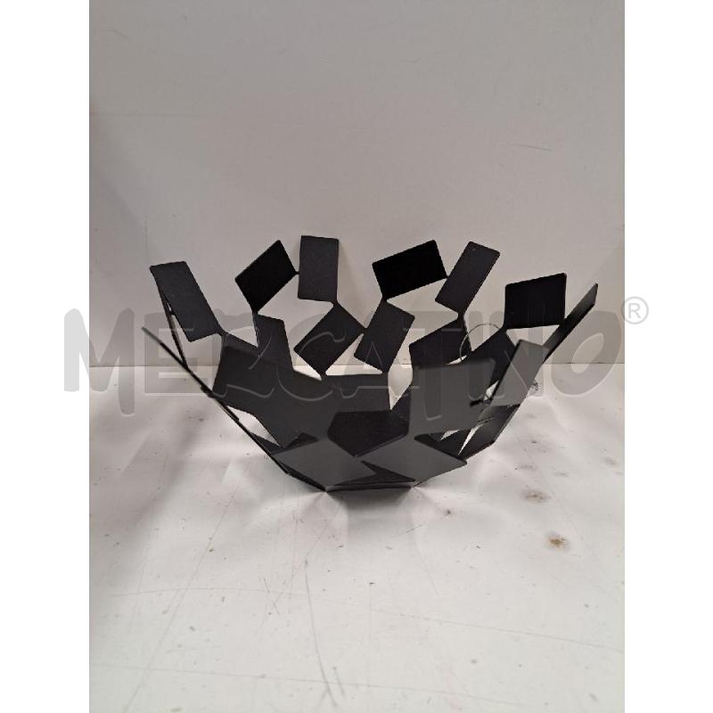 PORTA FRUTTA ALESSI METALLO NERO | Mercatino dell'Usato Perugia 1