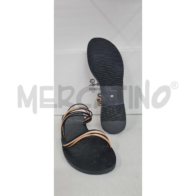 SANDALI DONNA PATRIZIA PEPE NERI SC. | Mercatino dell'Usato Perugia 2