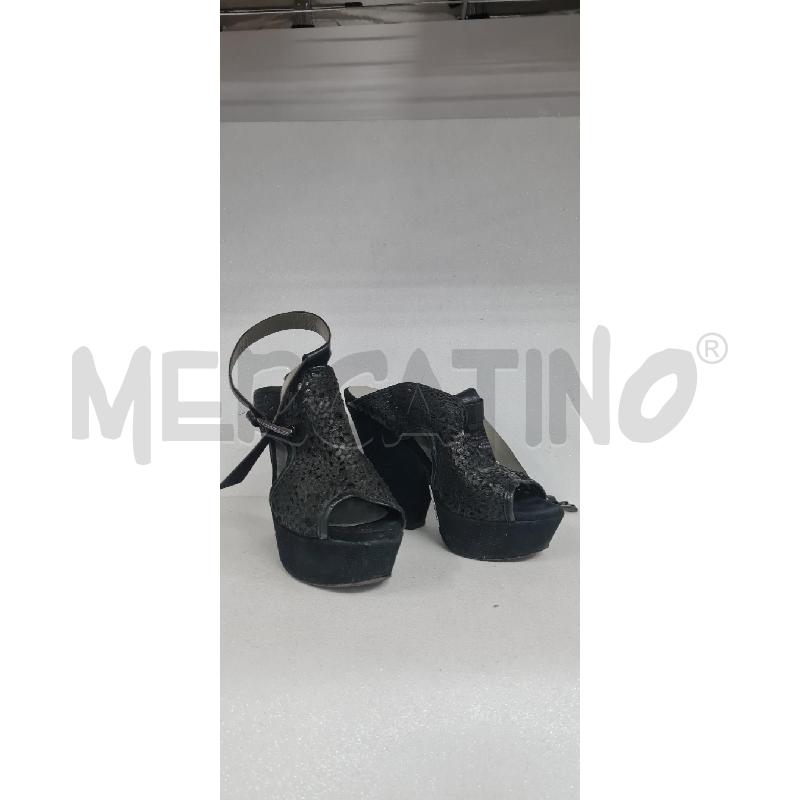 SCARPE DONNA MALLONI NERE  | Mercatino dell'Usato Perugia 1