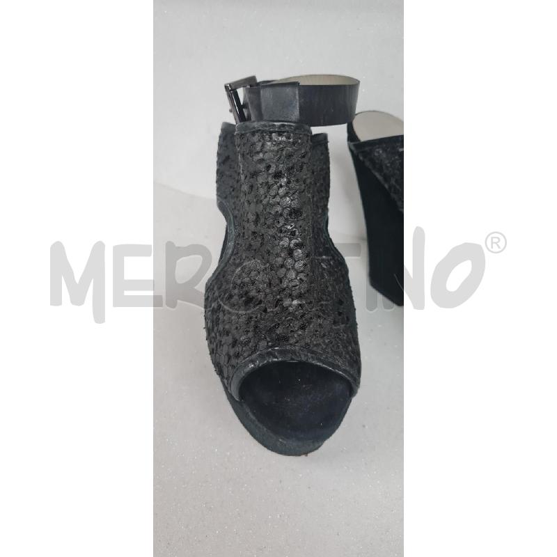 SCARPE DONNA MALLONI NERE  | Mercatino dell'Usato Perugia 2