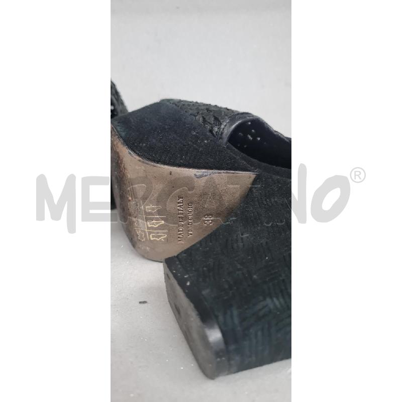 SCARPE DONNA MALLONI NERE  | Mercatino dell'Usato Perugia 5