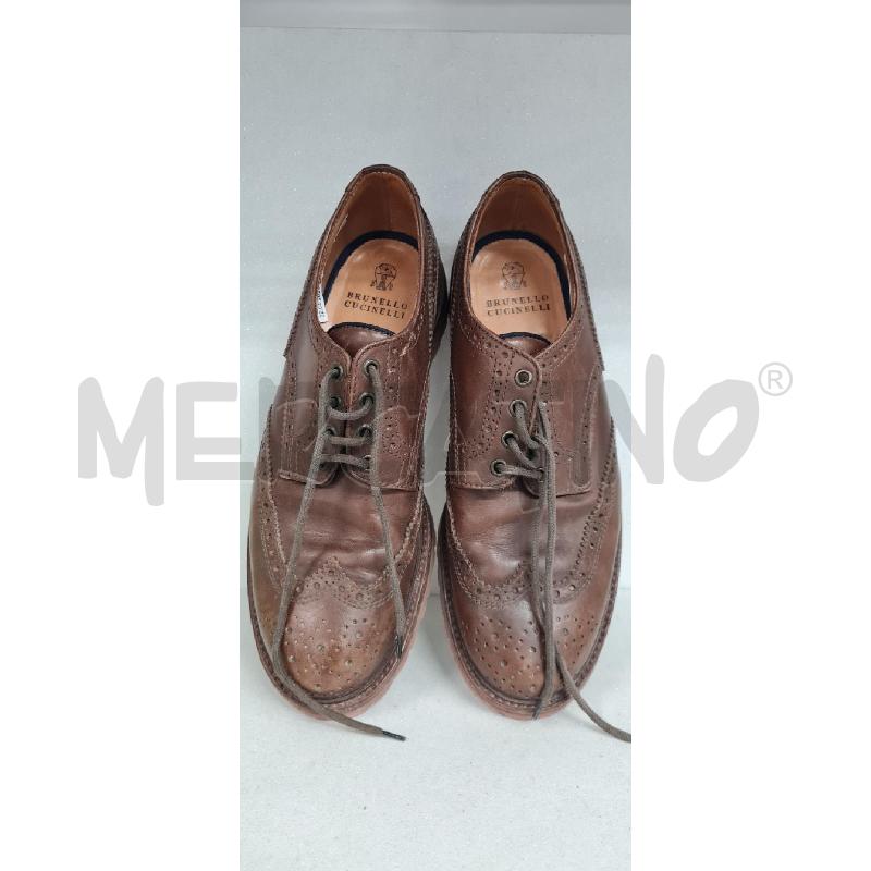 SCARPE UOMO BRUNELLO CUCINELLI MARRONI SCURE ROVINATE | Mercatino dell'Usato Perugia 1