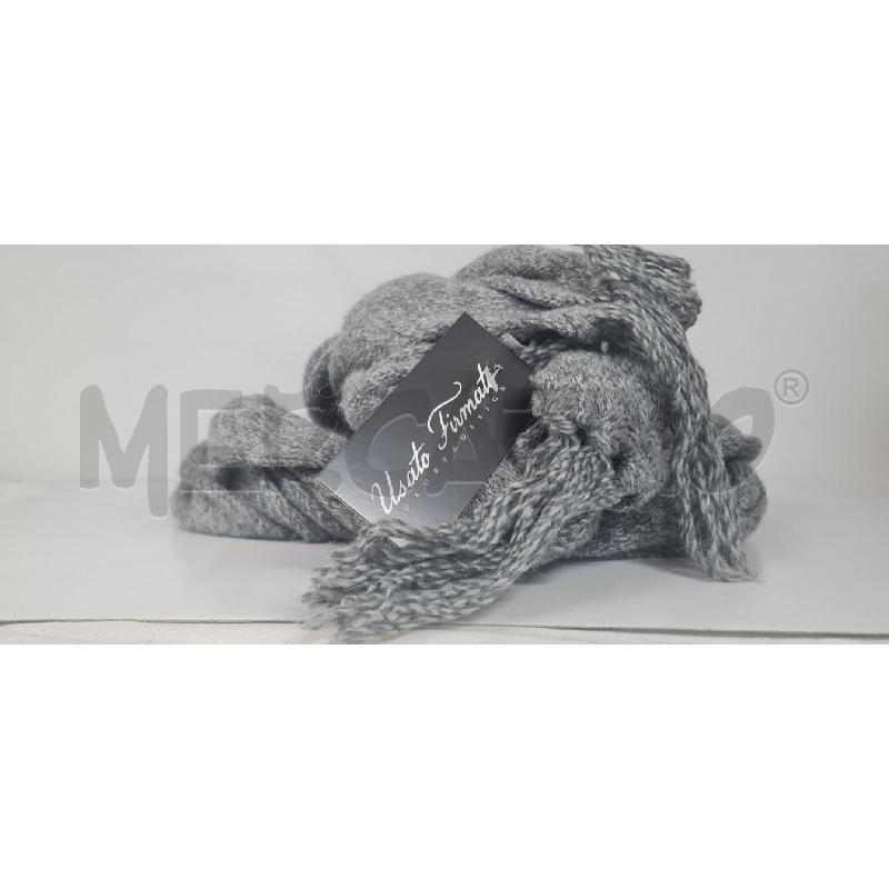 SCIARPA TRECCIA ARMANI GRIGIA | Mercatino dell'Usato Perugia 1