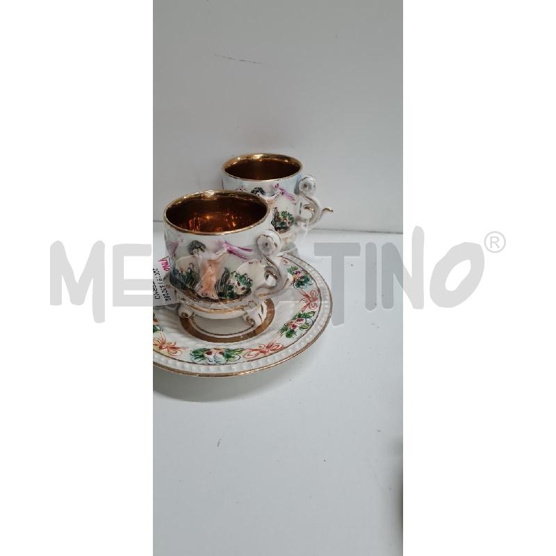 TAZZINE PZ 2 INTERNO DORATO + PIATTINI | Mercatino dell'Usato Perugia 4