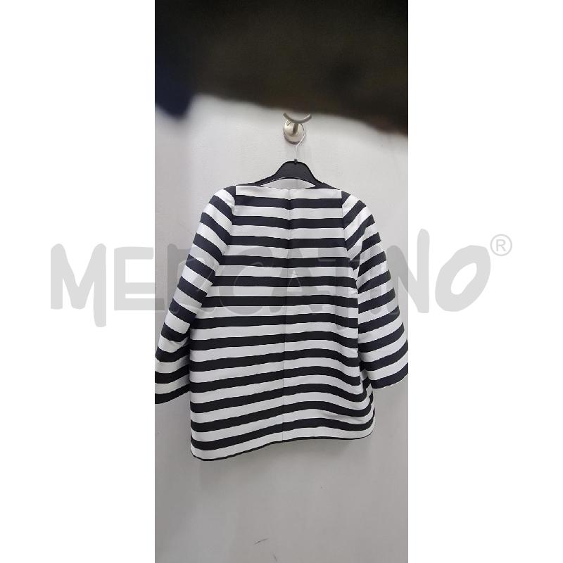 TRENCH DONNA GRIGIOMBRA RIGHE BIANCHE NERE | Mercatino dell'Usato Perugia 4