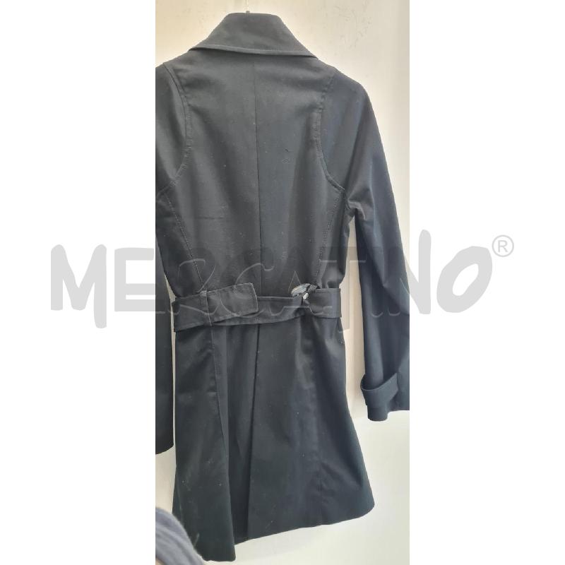 TRENCH DONNA PINKO NERO CINTURA | Mercatino dell'Usato Perugia 4