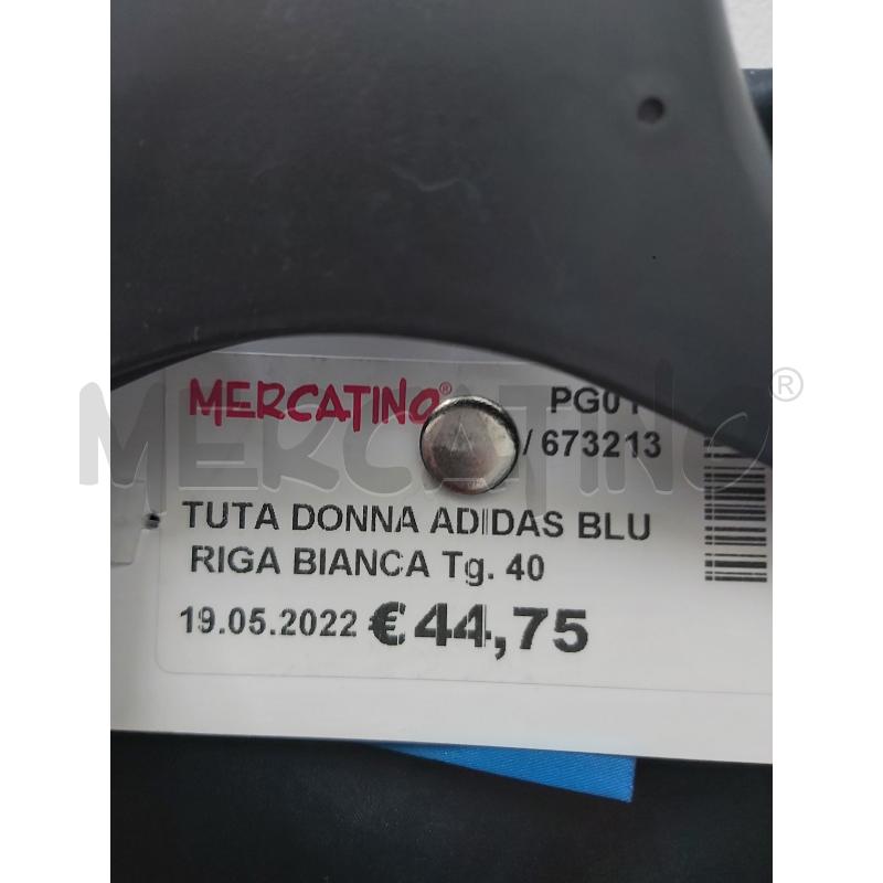 TUTA DONNA ADIDAS BLU RIGA BIANCA | Mercatino dell'Usato Perugia 3