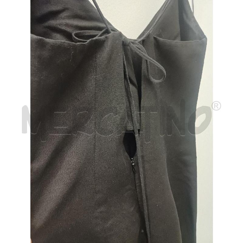 TUTA DONNA PATRIZIA PEPE NERA LINO | Mercatino dell'Usato Perugia 3