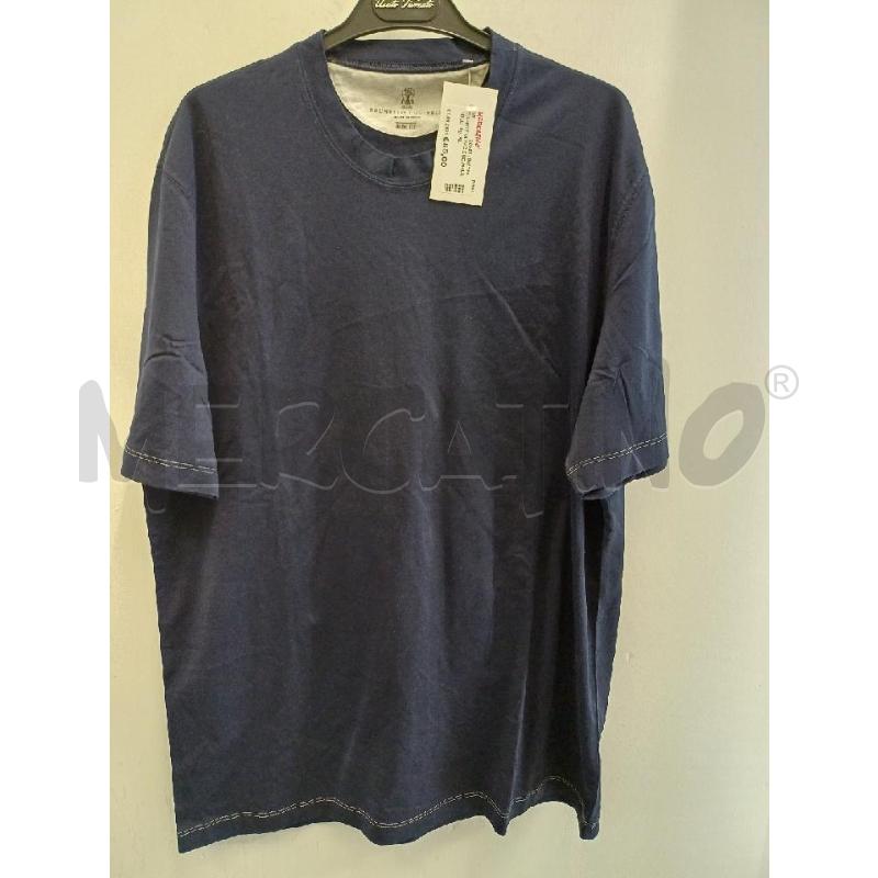 T SHIRT UOMO CUCINELLI BLU | Mercatino dell'Usato Perugia 1