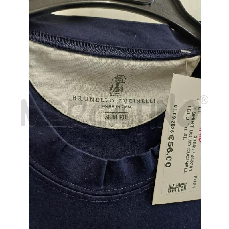 T SHIRT UOMO CUCINELLI BLU | Mercatino dell'Usato Perugia 2