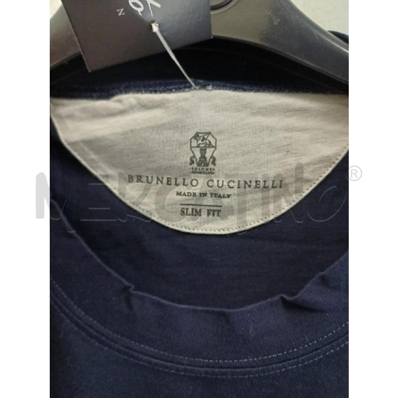 T SHIRT UOMO CUCINELLI BLU | Mercatino dell'Usato Perugia 2