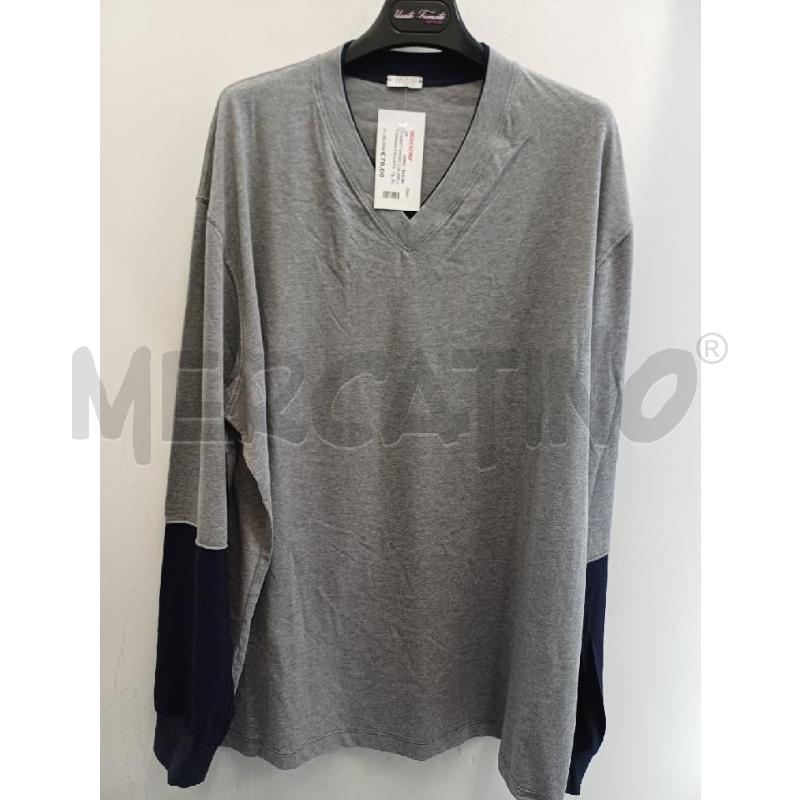 T SHIRT UOMO CUCINELLI GRIGIA FALLATA | Mercatino dell'Usato Perugia 1
