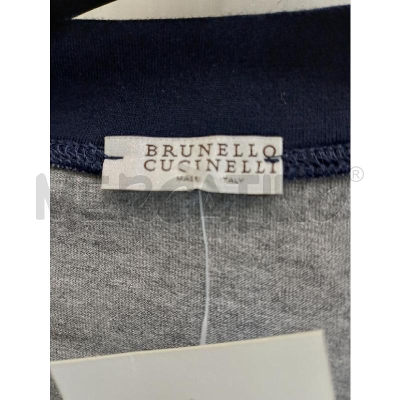 T SHIRT UOMO CUCINELLI GRIGIA FALLATA | Mercatino dell'Usato Perugia 3