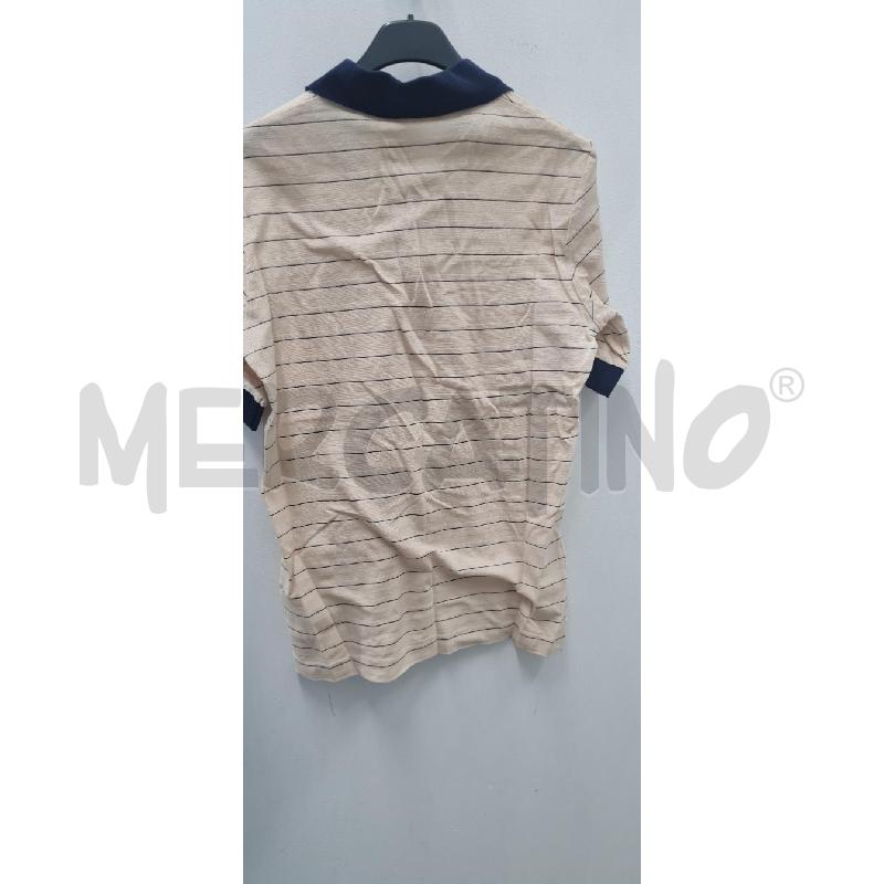 T SHIRT UOMO ELLESSE BEIGE RIGHE BLU | Mercatino dell'Usato Perugia 2