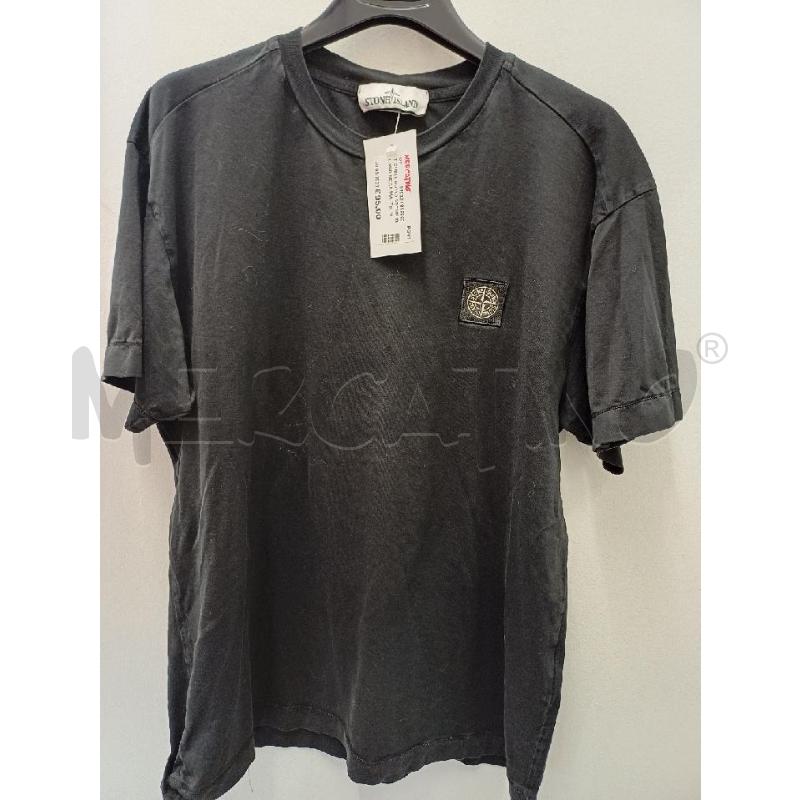 T SHIRT UOMO STONE ISLAND NERA MA | Mercatino dell'Usato Perugia 1
