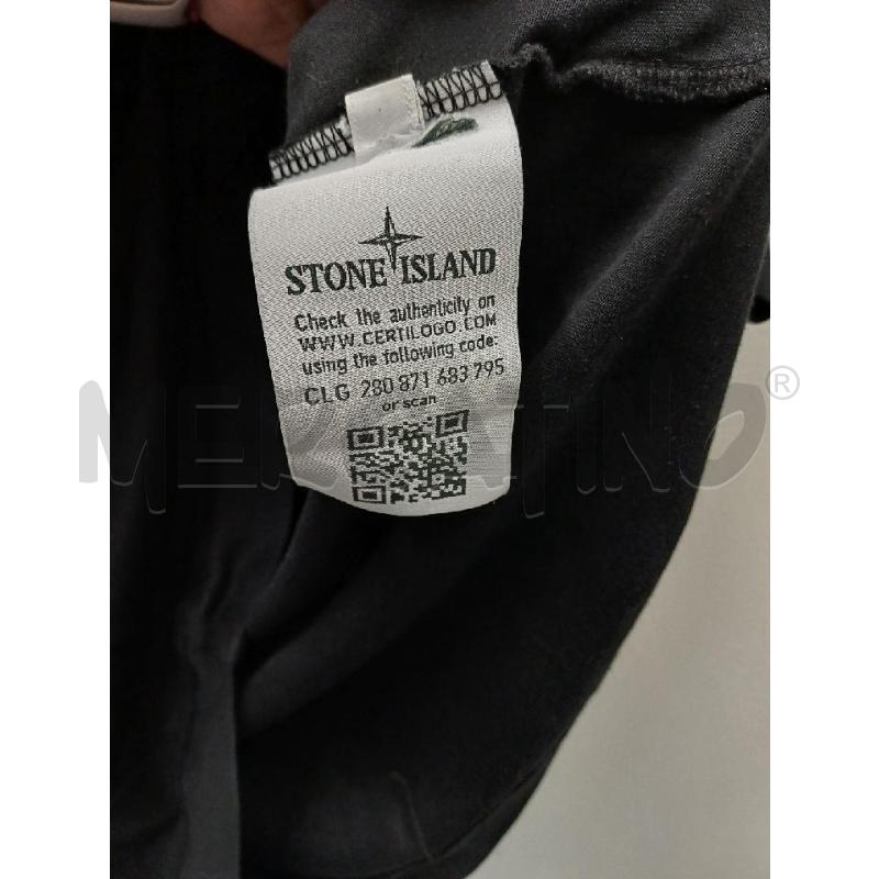 T SHIRT UOMO STONE ISLAND NERA MA | Mercatino dell'Usato Perugia 3
