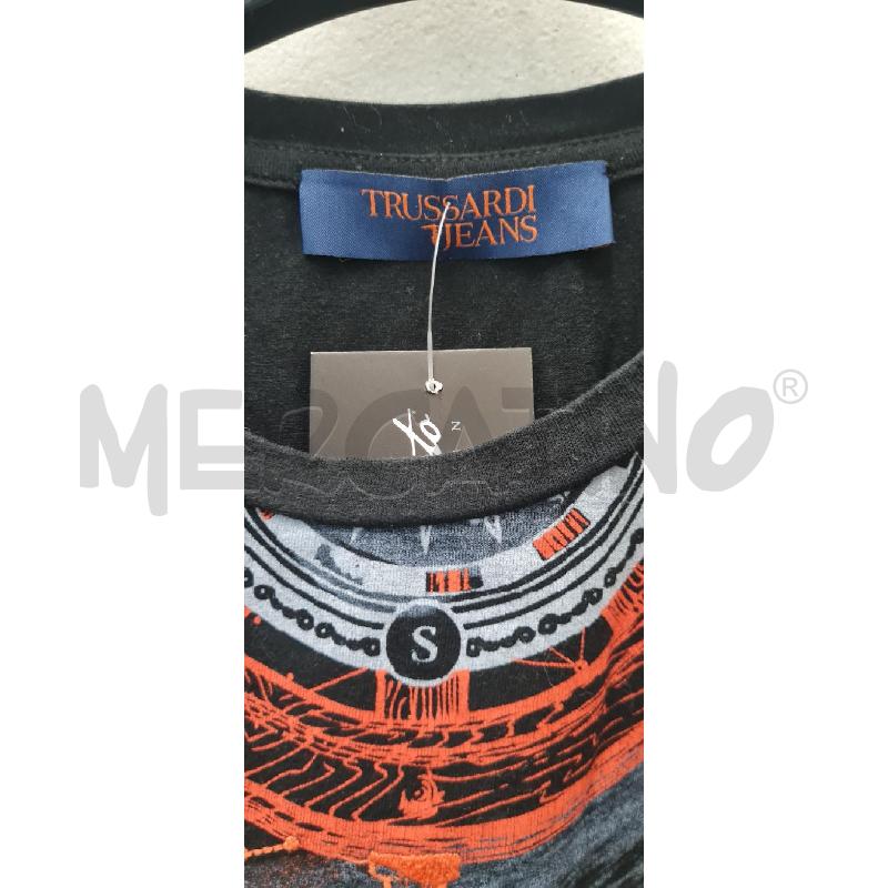 T SHIRT UOMO TRUSSARDI NERA  | Mercatino dell'Usato Perugia 3