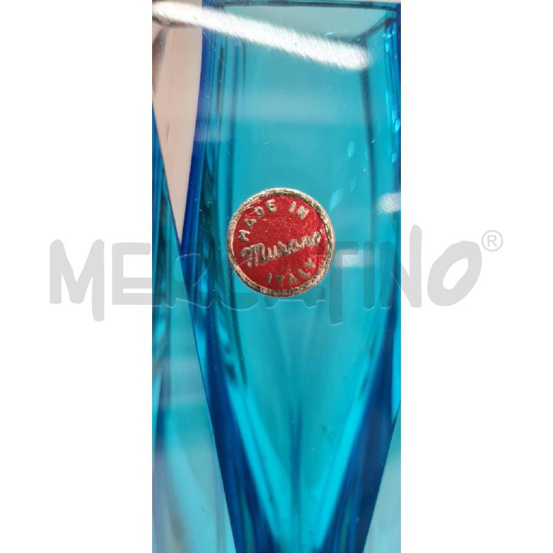 VASO MURANO CELESTE | Mercatino dell'Usato Perugia 4