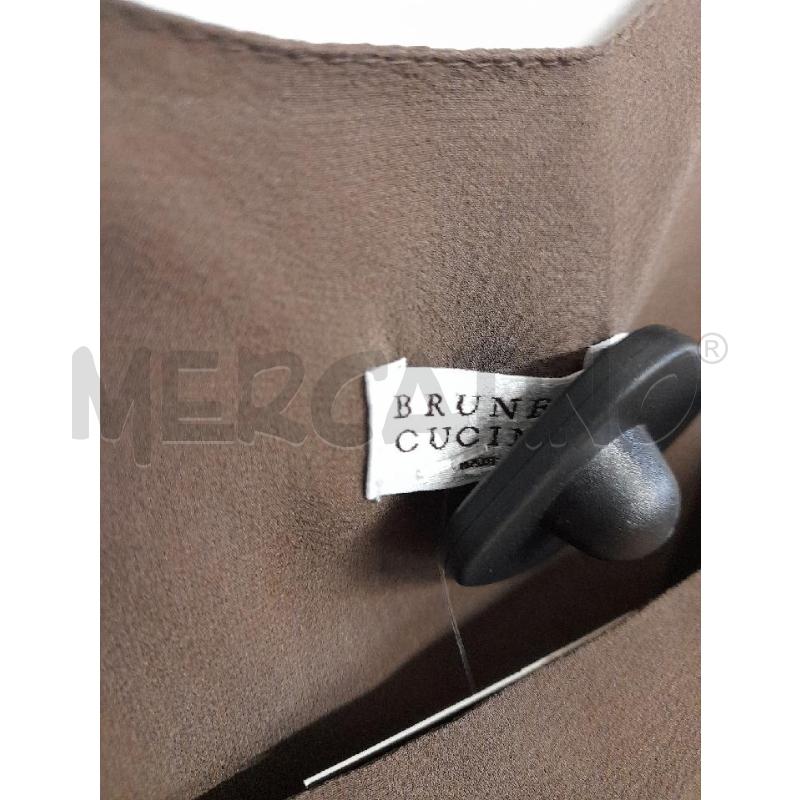 ABITO DONNA BRUNELLO CUCINELLI MARRONE SETA DETT ANELLO | Mercatino dell'Usato Bastia umbra 3