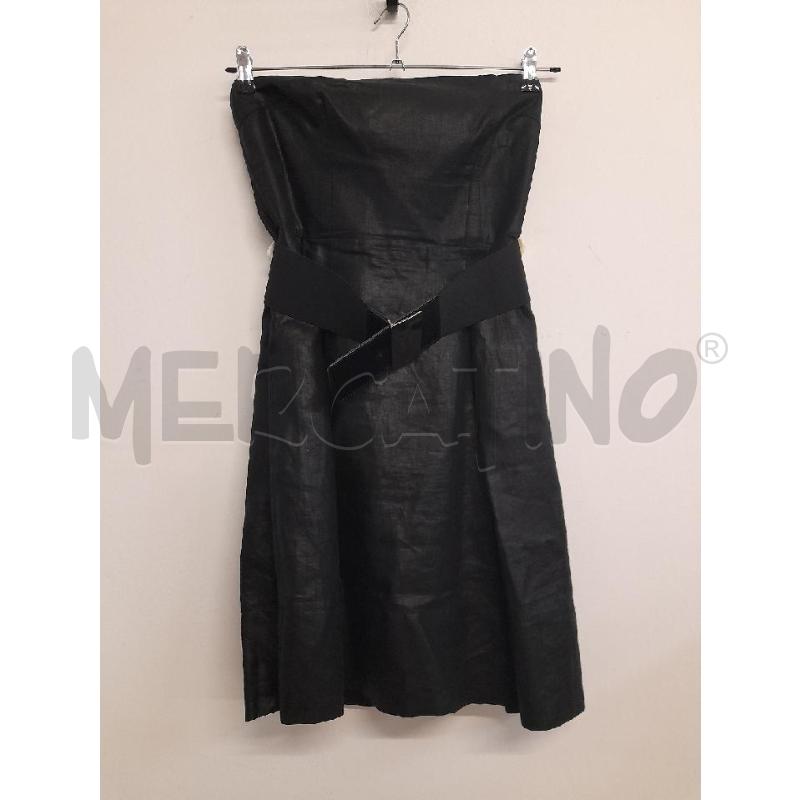 ABITO DONNA CELYN B NERO 100%LINO | Mercatino dell'Usato Bastia umbra 1