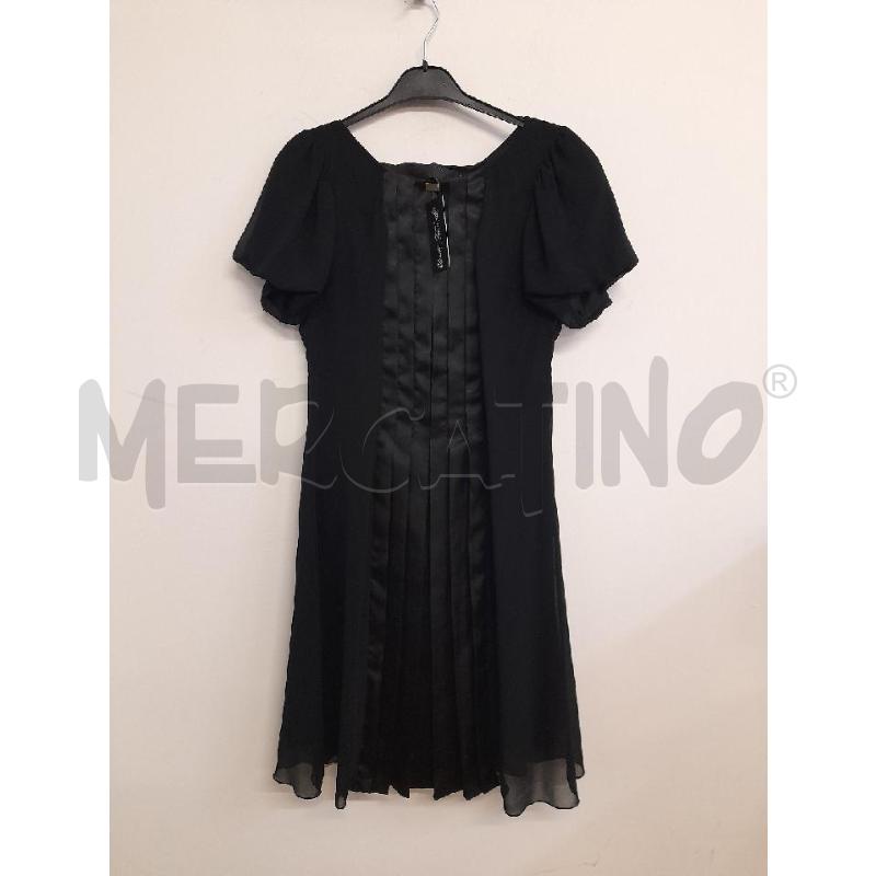 ABITO DONNA ELISABETTA FRANCHI NERO DET PIEGHE  | Mercatino dell'Usato Bastia umbra 1