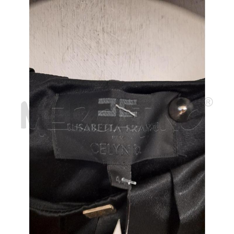 ABITO DONNA ELISABETTA FRANCHI NERO DET PIEGHE  | Mercatino dell'Usato Bastia umbra 2