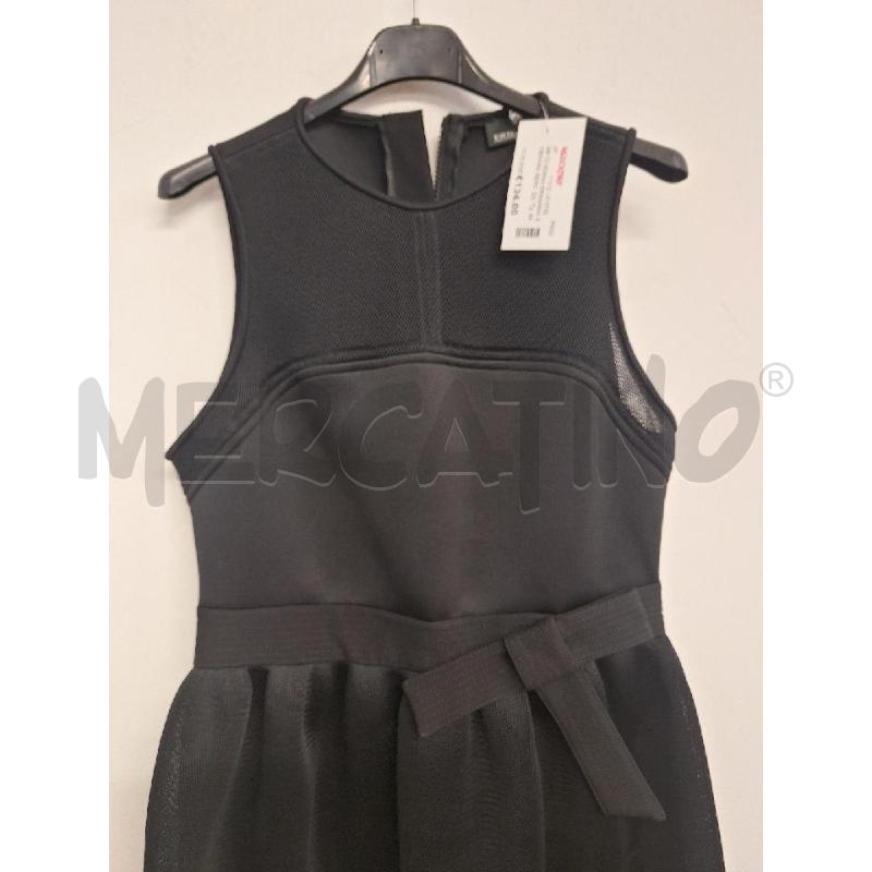 ABITO DONNA ERMANNO SCERVINO NERO  DET FIOCCO  | Mercatino dell'Usato Bastia umbra 2
