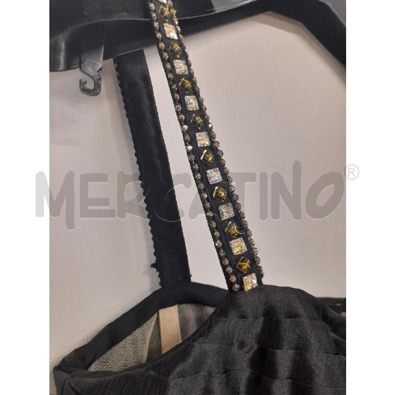 ABITO DONNA GATTINONI NERO STAMPA ANIMALIER DA CERIMONIA  | Mercatino dell'Usato Bastia umbra 2
