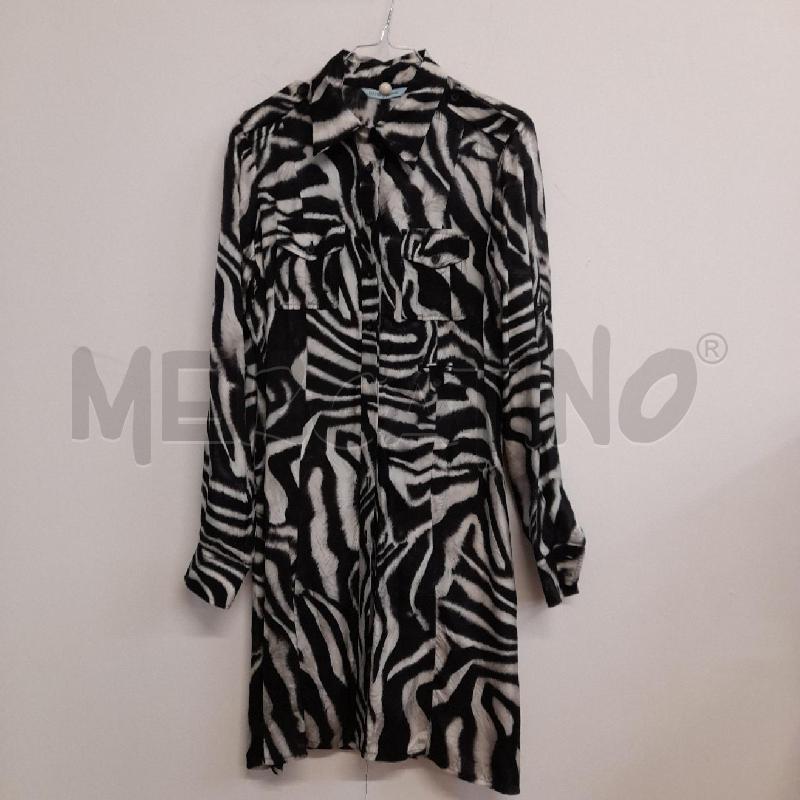 ABITO DONNA GUESS ZEBRATA NERO E GRIGIO  | Mercatino dell'Usato Bastia umbra 1