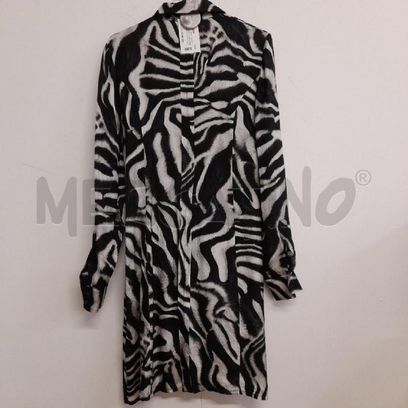 ABITO DONNA GUESS ZEBRATA NERO E GRIGIO  | Mercatino dell'Usato Bastia umbra 3