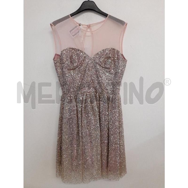 ABITO DONNA IMPERIAL ROSA GLITTER DA CERIMONIA  | Mercatino dell'Usato Bastia umbra 1