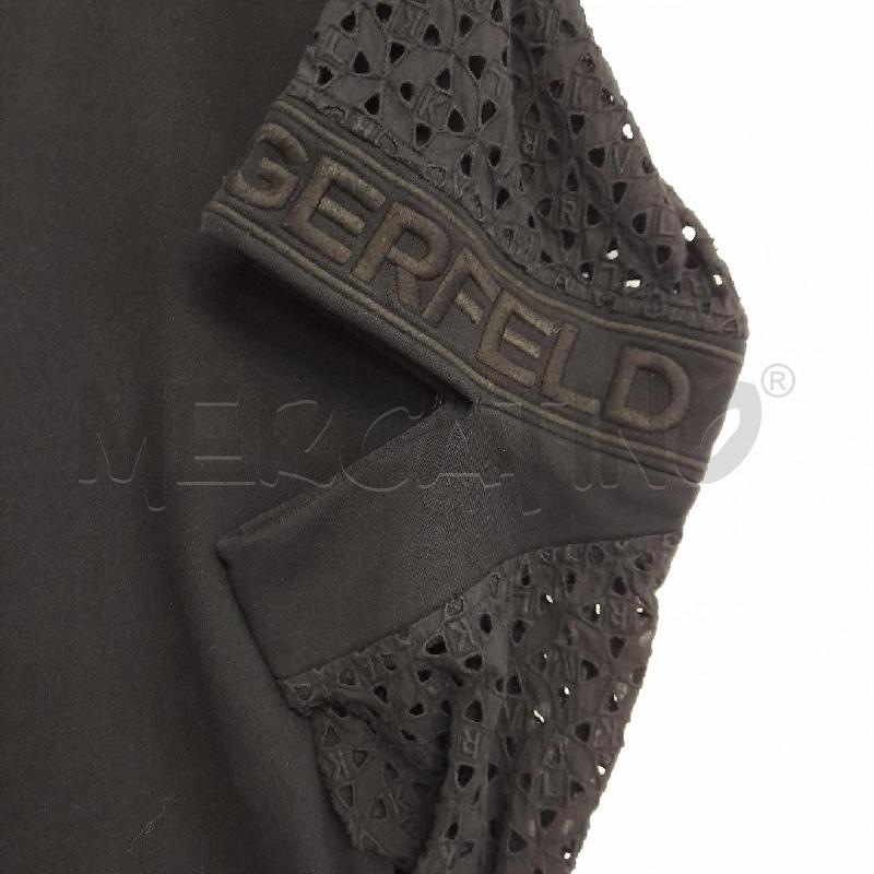 ABITO DONNA KARL LAGERFELD NERO TRAFORATO  | Mercatino dell'Usato Bastia umbra 4