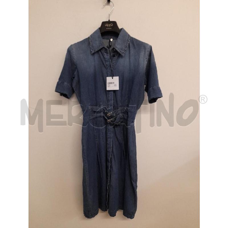 ABITO DONNA LIU JO DENIM BLU CON FIBBIE  | Mercatino dell'Usato Bastia umbra 1