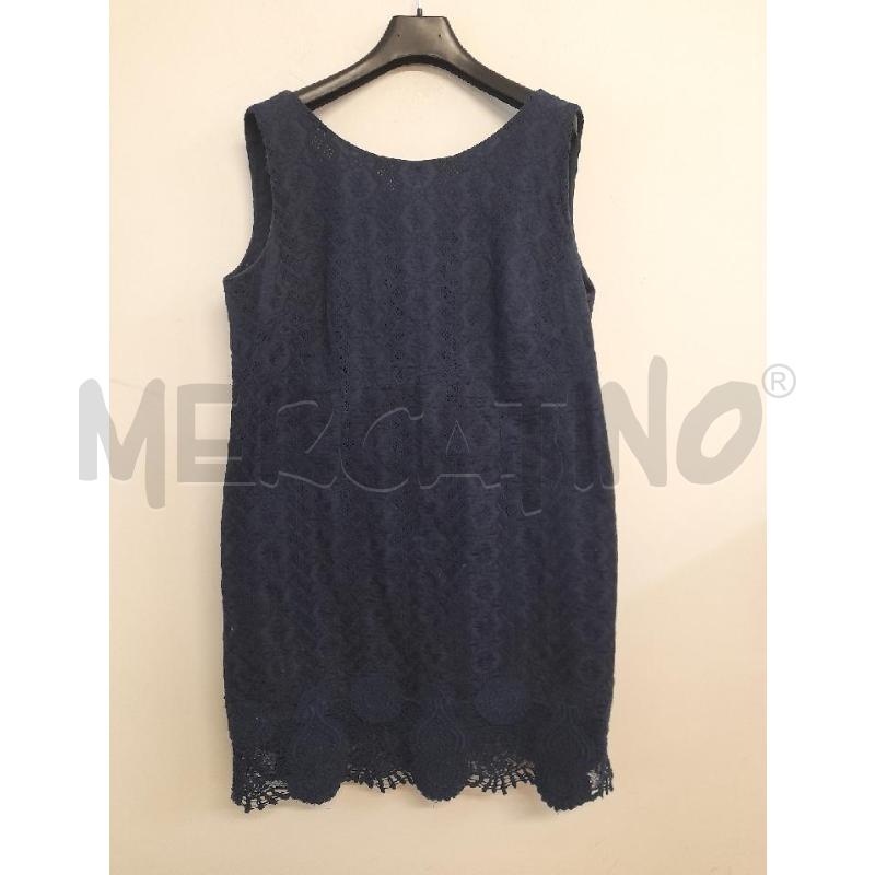 ABITO DONNA LUISA SPAGNOLI BLU FONDO PIZZO  | Mercatino dell'Usato Bastia umbra 1
