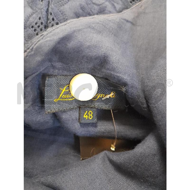 ABITO DONNA LUISA SPAGNOLI BLU FONDO PIZZO  | Mercatino dell'Usato Bastia umbra 3